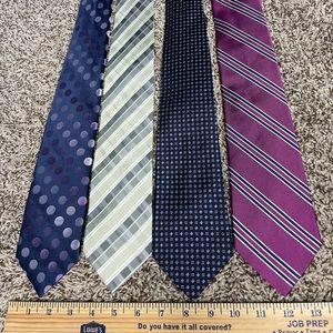 Men’s Neck Ties Bundle of 4